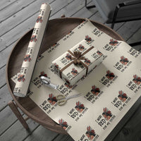 MMIW Awareness Month Indigenous Support Gift Wrapping Paper Roll I Wear Red For My Sister