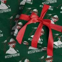 MMIW Awareness Wrapping Paper Roll Justice For Indigenous Woman Stop Stolen Sisters