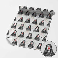 MMIW Strong Resilient Indigenous Wrapping Paper Roll Stand With Native Women Support