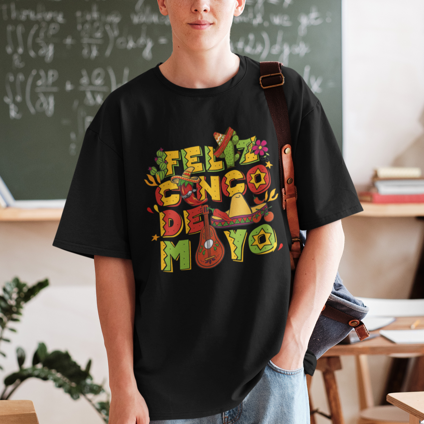 Funny Cinco De Mayo T Shirt Feliz Cinco De Mayo Mexican Fiesta Happy 5 De Mayo Party - Wonder Print Shop
