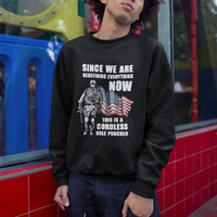 American Patriot Sweatshirt This Is A Cordless Hole Puncher US Flag Rifle - Wonder Print Shop