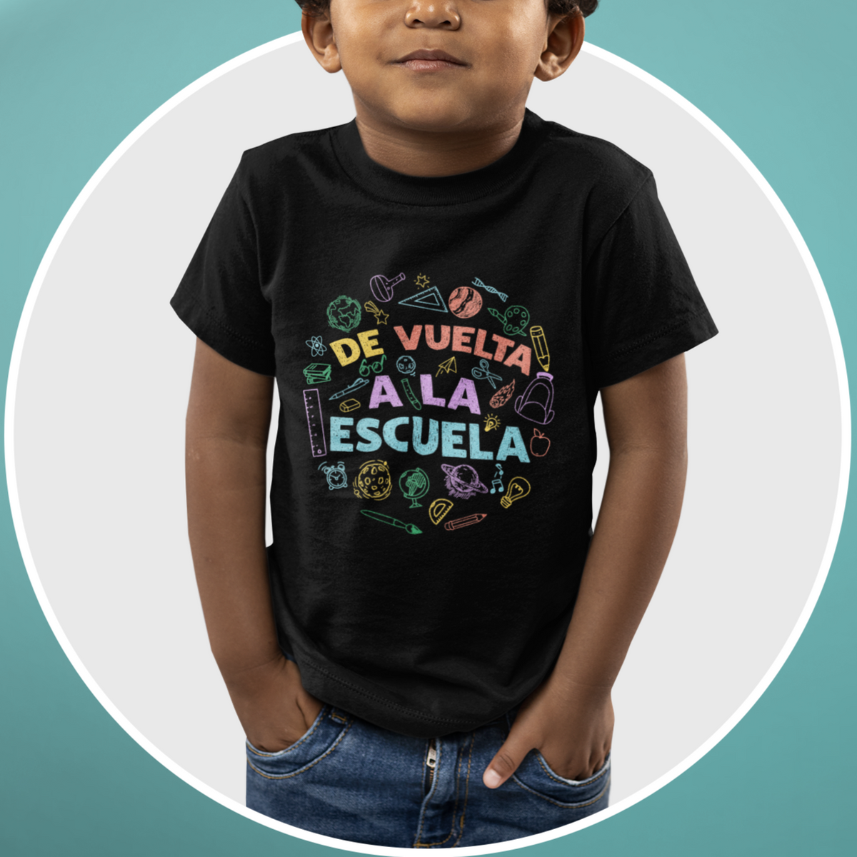Back To School In Spanish T Shirt For Kid De Vuelta A La Escuela Welcome Espanol - Wonder Print Shop