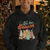 Christmas Cookies Hoodie Tis The Season Xmas Tree Cakes Gingerbread Man Retro Groovy - Wonder Print Shop