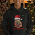 Capy Christmas Hoodie Funny Capybara Santa Meme - Wonder Print Shop
