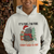 Christmas Black Cat Hoodie It's Fine I'm Fine Everything Is Fine Xmas Light Funny - Wonder Print Shop