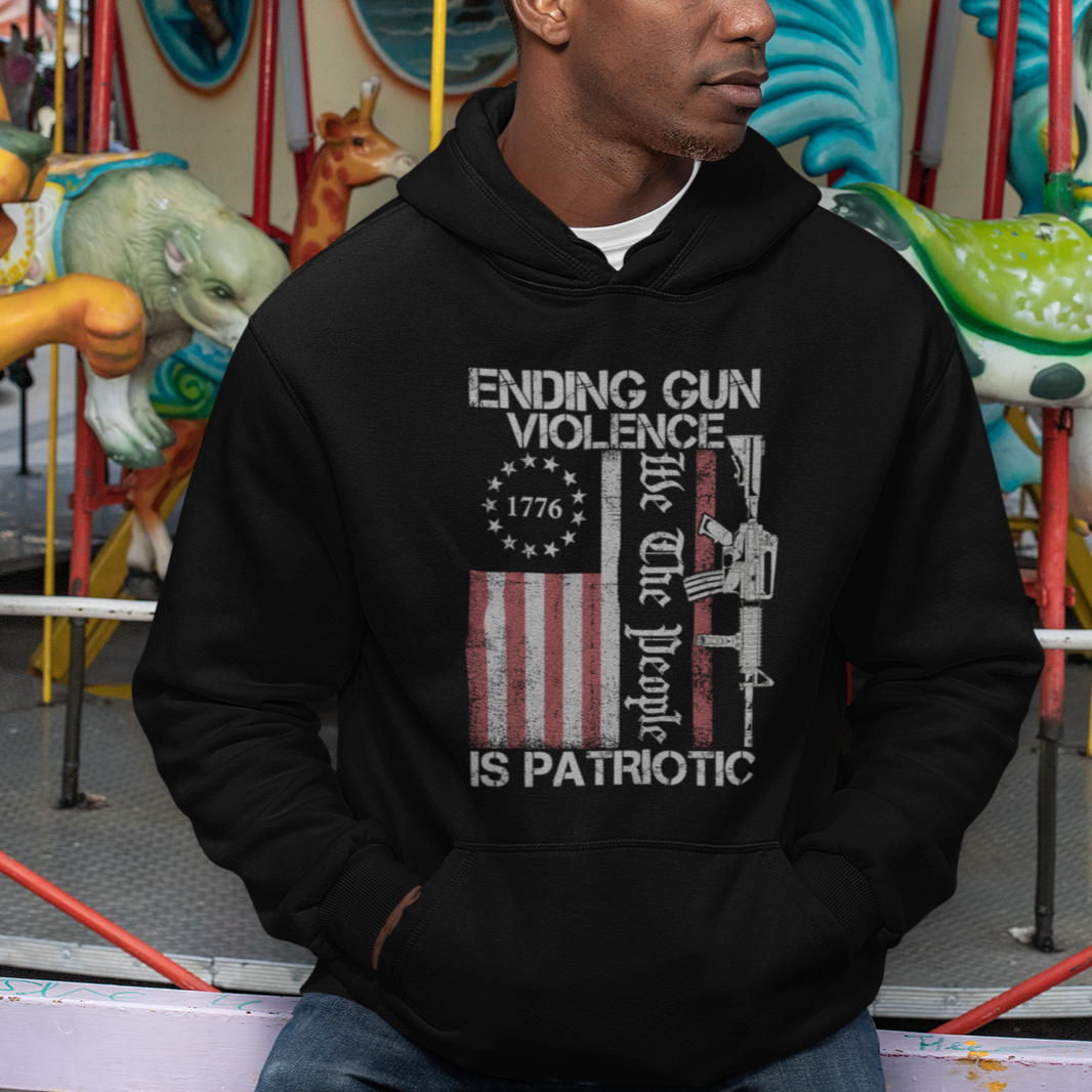 Ending Gun Violence We The People Is Patriotic Hoodie - Wonder Print Shop