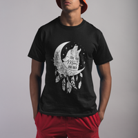 Valentine's Day T Shirt Love You To The Moon And Back Wolf - Wonder Print Shop