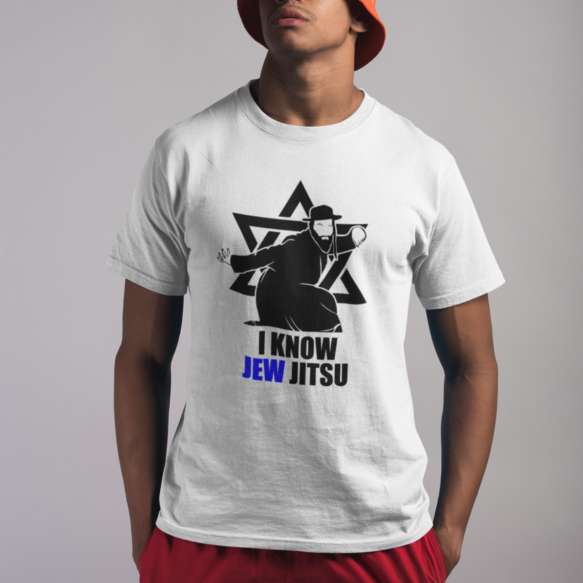 Funny Jiu Jitsu T Shirt Jiu Jitsu Pun Joke I Know Jew Jitsu For Jewish Martial Arts Jewish Man - Wonder Print Shop