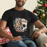 Skull Christmas T Shirt Sorta Scary Sorta Merry - Wonder Print Shop