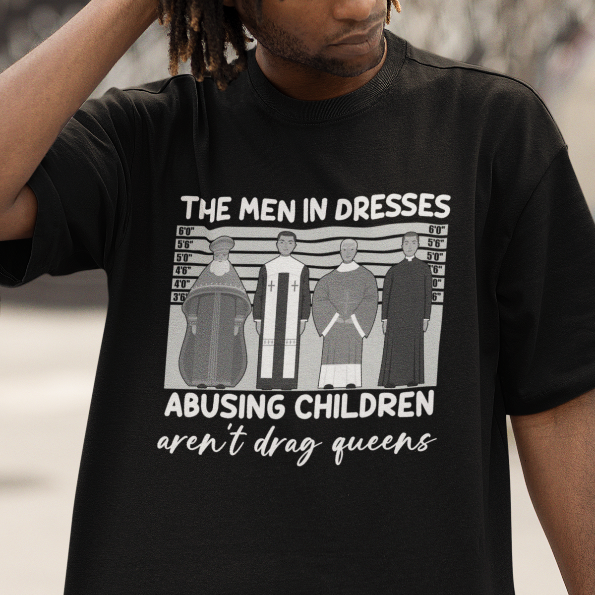 Funny Drag Queen T Shirt The Men In Dresses Abusing Children Aren't Drag Queens - Wonder Print Shop