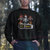 Halloween Gymer Sweatshirt Make It Happen Skeleton Deadlift Fitness Gym - Wonder Print Shop