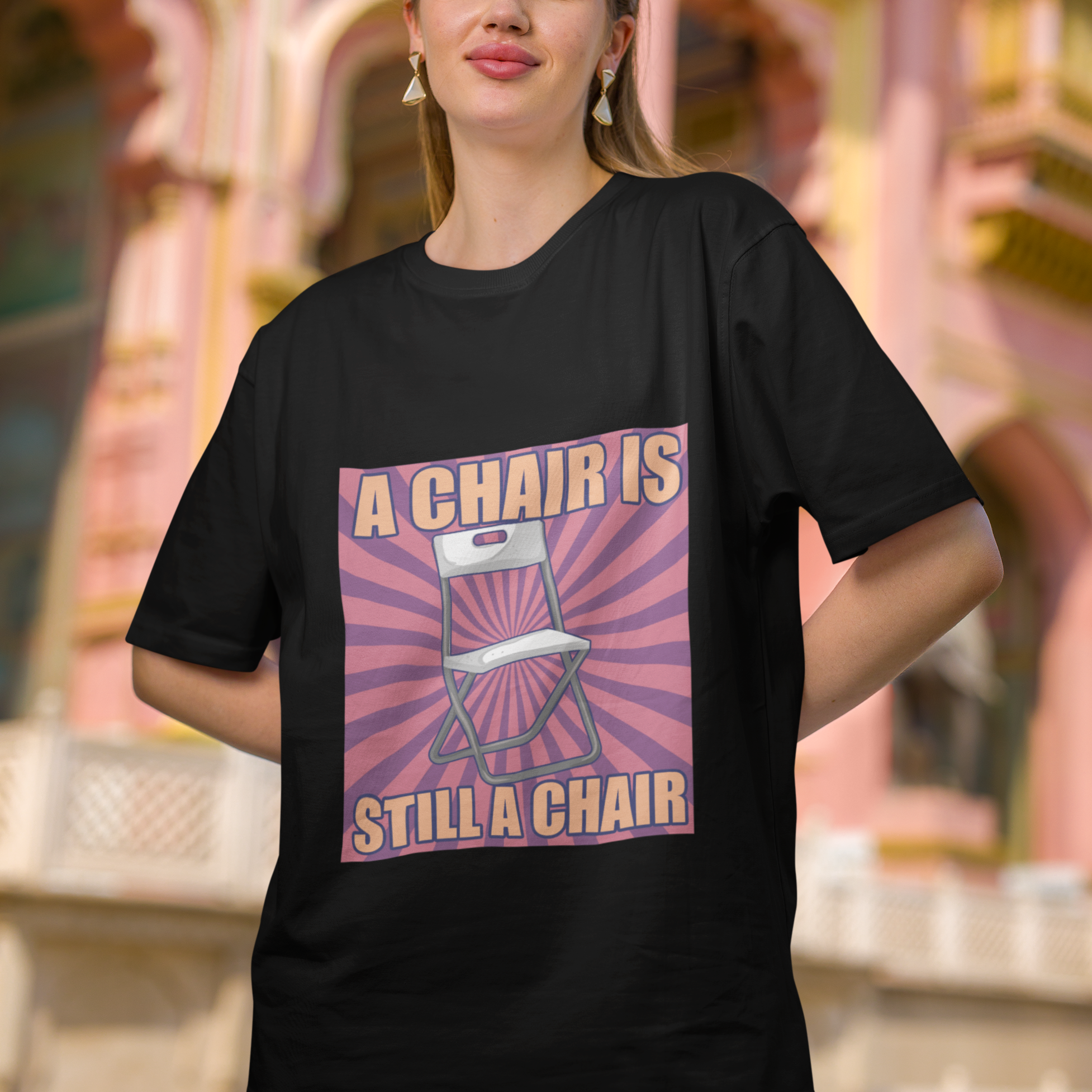 A Chair Is Still A Chair Funny Montgomery Folding Chair Meme T Shirt TS02