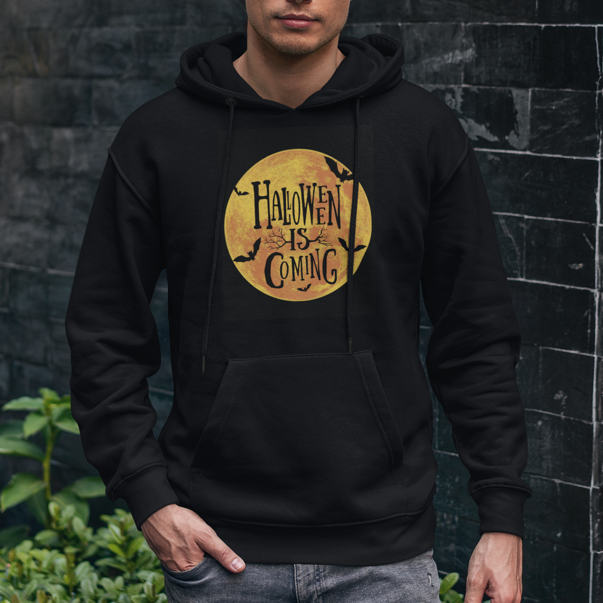Halloween Season Hoodie Spooky Season Is Coming Scary Night - Wonder Print Shop