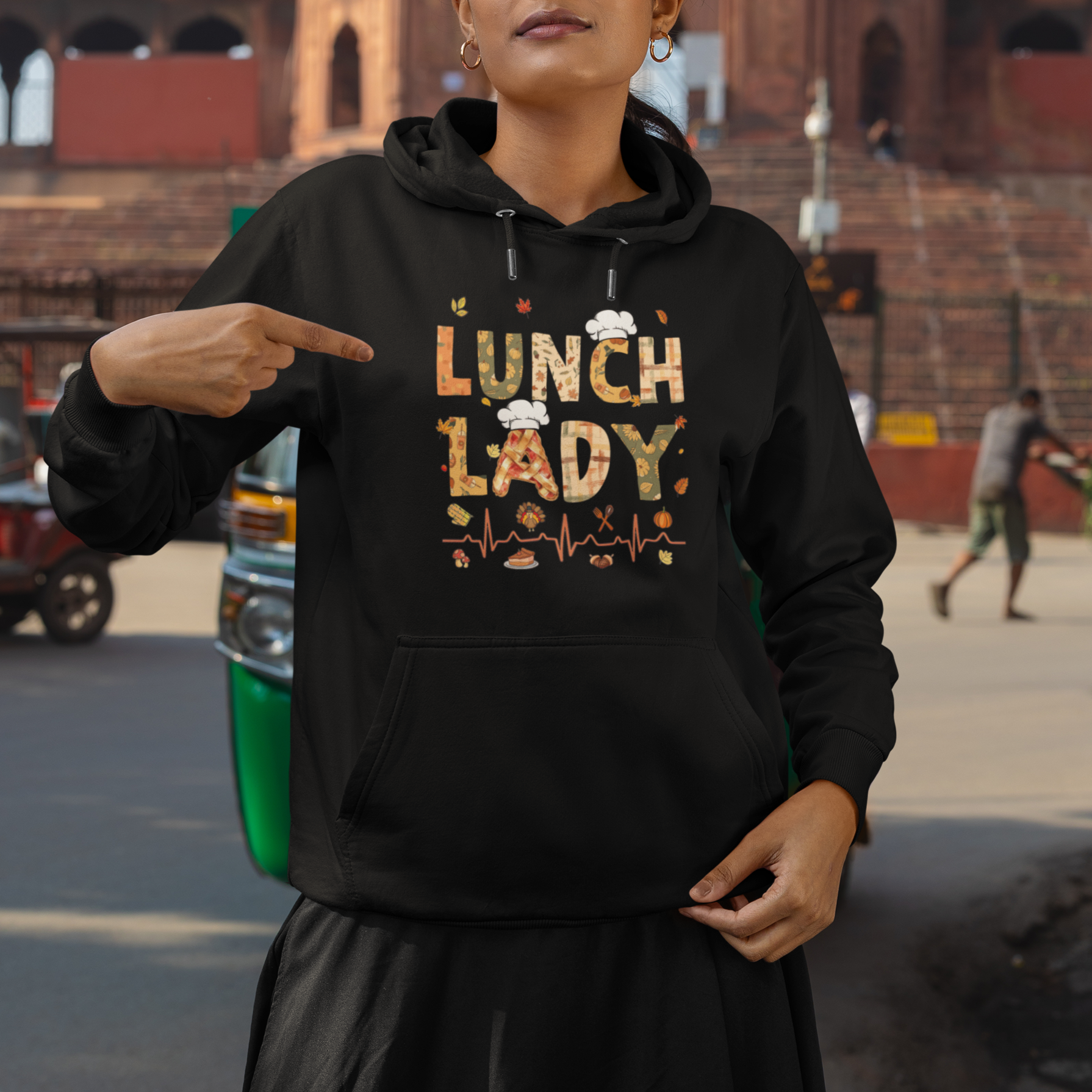 Welcome Back To School Cafeteria Crew Lunch Lady  Hoodie - Wonder Print Shop