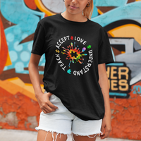Autism Awareness T Shirt Special Teacher Teach Accept Understand Love - Wonder Print Shop