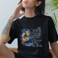 Whispered Back I'm The Storm Diabetes Cancer Awareness Month T Shirt - Wonder Print Shop