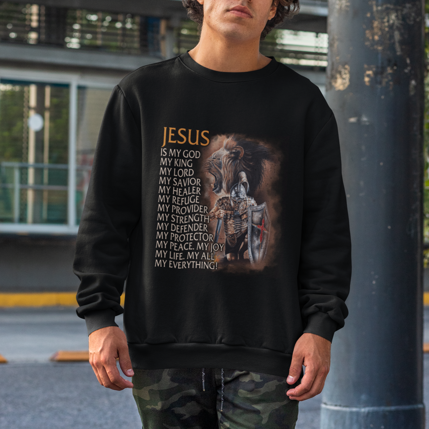 Christian Faith Sweatshirt - Wonder Print Shop
