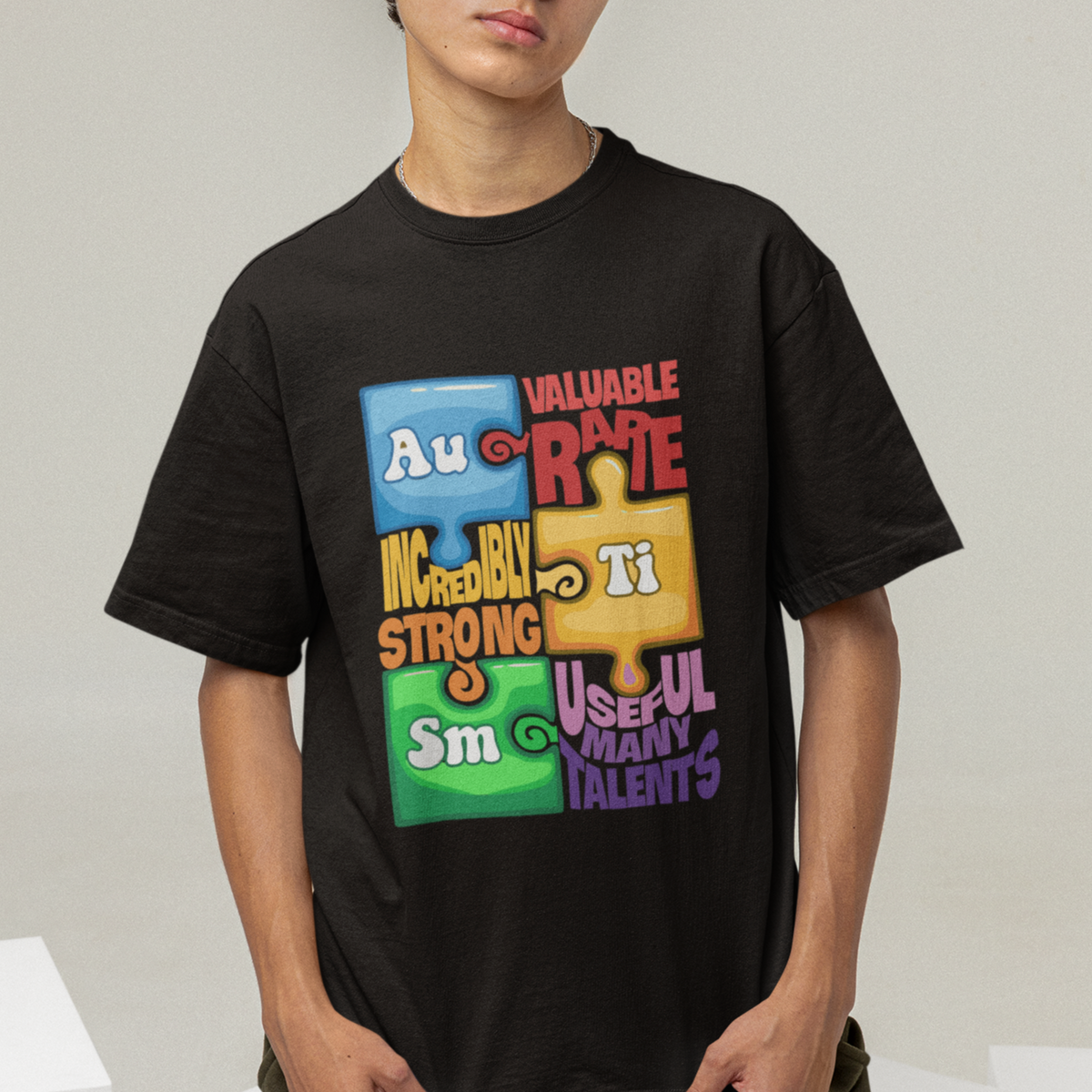 Autism T Shirt Support Autism Awareness Acceptance Embrace Neurodiversity - Wonder Print Shop