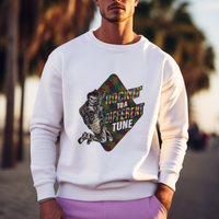 Autism Awareness Sweatshirt Rockin' To A Different Tune Skeleton - Wonder Print Shop