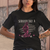 Female Veteran T Shirt Served Like A Girl American Flag US Pride - Wonder Print Shop