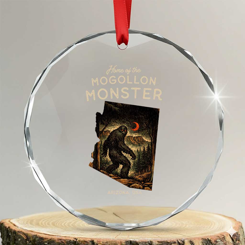Mogollon Monster Arizona Crystal Glass Ornament Home Of The Cryptid Lover