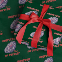 Moister Than An Oyster Wrapping Paper Roll Funny Inappropriate Adult Humor