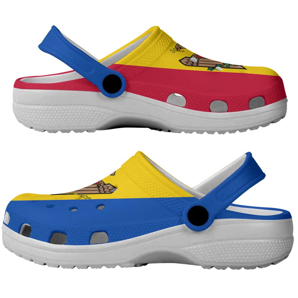 Moldova Clogs Shoes Flag Color Inspiration - Wonder Print Shop