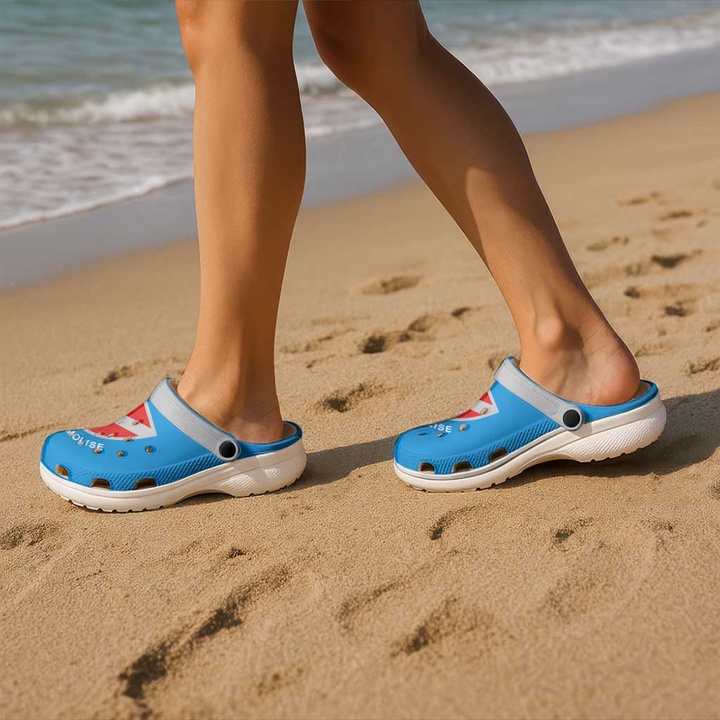 Molise Italy Clogs Shoes Flag Color Inspiration - Wonder Print Shop