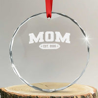 Mom Est 2026 Crystal Glass Ornament Promoted To Mama Baby Announcement Mothers Day