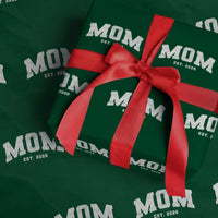 Mom Est 2026 Wrapping Paper Roll Promoted To Mommy Mother's Day