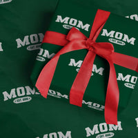Mom Est 2026 Wrapping Paper Roll Promoted To Mama Baby Announcement Mothers Day