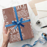 Mom Shit List Wrapping Paper Roll Funny Mom Life Sarcastic Mothers Day