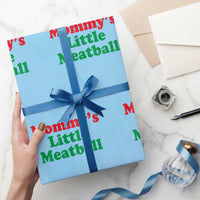 Mommy's Little Meatball Wrapping Paper Roll Funny Italian Family Baby Humor - Wonder Print Shop