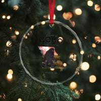 Momo The Monster Folklore Crystal Glass Ornament Louisiana Missouri Cryptid Lover Gift