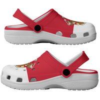 Monaco Clogs Shoes Flag Color Inspiration - Wonder Print Shop