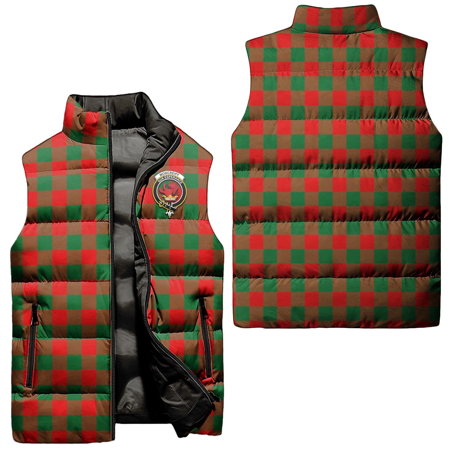 moncrieff-modern-clan-puffer-vest-family-crest-plaid-sleeveless-down-jacket