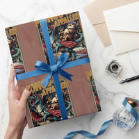Mongo is Appalled Wrapping Paper Roll Vintage Princess Donut Riding Mongo