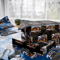 Monster Truck Birthday Wrapping Paper Roll Happy 3rd Bday Party 3 Years Old Boy - Wonder Print Shop
