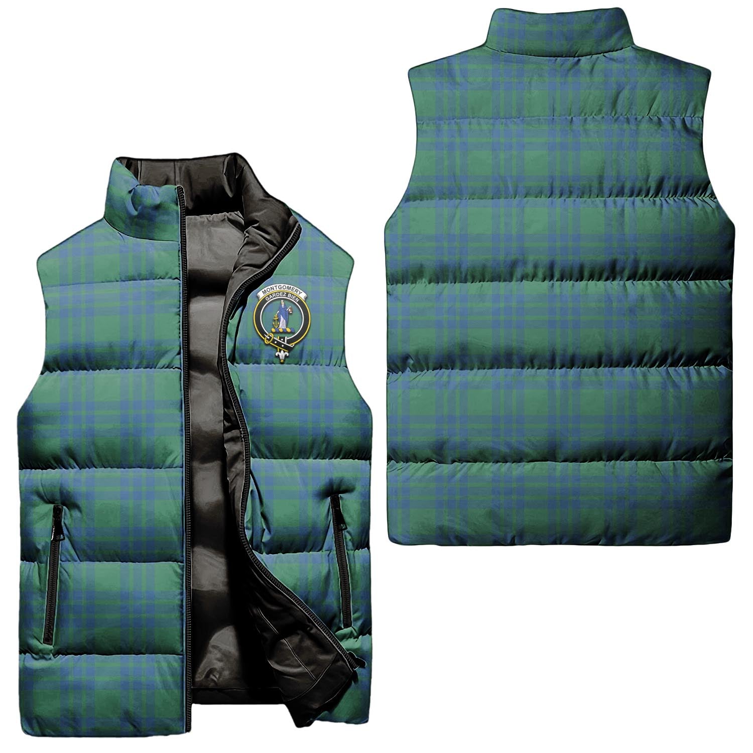 montgomery-ancient-clan-puffer-vest-family-crest-plaid-sleeveless-down-jacket