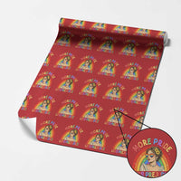 More Pride Less Prejudice Wrapping Paper Roll Pride Month LGBTQ Gay Lesbian