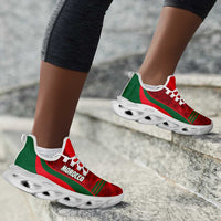 Morocco 2026 Football Clunky Sneakers Go Atlas Lions Islamic Pattern Curve Stylized - Wonder Print Shop