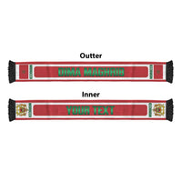 Morocco 2026 Football Personalized Soccer Scarf Go Atlas Lions Dima Maghrib