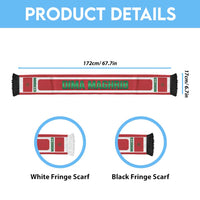 Morocco 2026 Football Personalized Soccer Scarf Go Atlas Lions Dima Maghrib