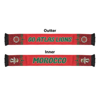 Morocco 2026 Football Soccer Scarf Go Atlas Lions