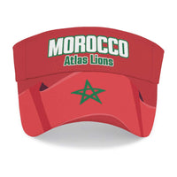 Morocco 2026 Football Sun Visor Cap Go Atlas Lions