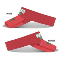Morocco 2026 Football Sun Visor Cap Go Atlas Lions