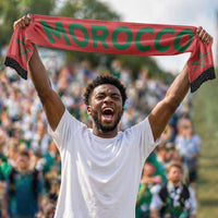 Morocco Football 2026 Soccer Scarf Flag Style