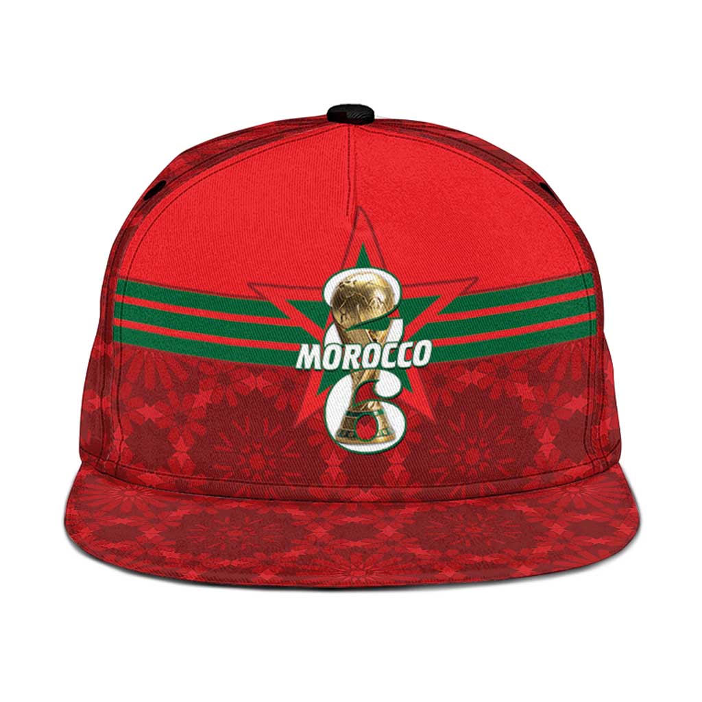 Morocco Football Snapback Cap 2026 Come On Atlas Lions - Wonder Print Shop