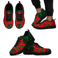 Morocco Football Sneakers Pentagram Red Lion African
