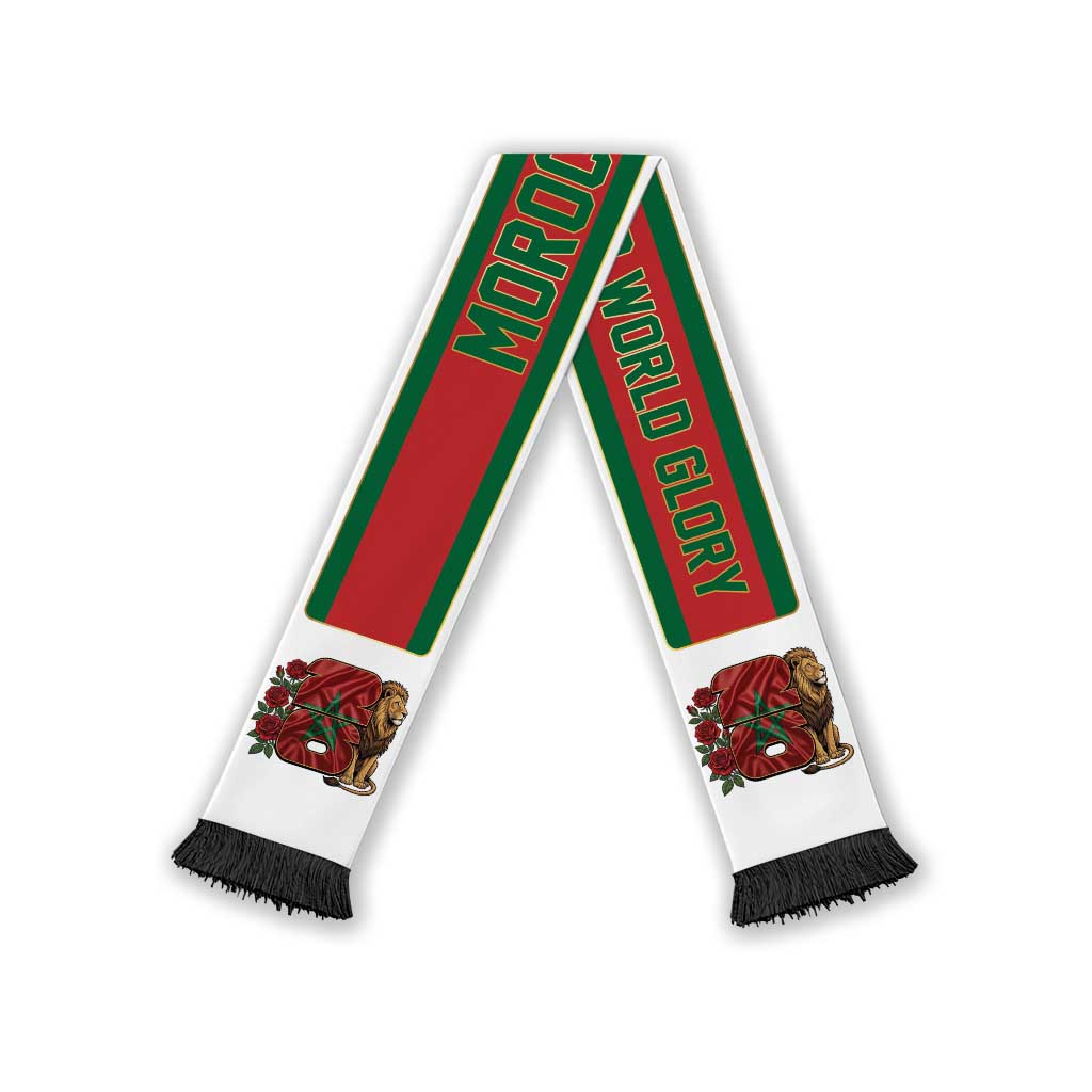 Morocco World Football 2026 Soccer Scarf From Atlas Peaks To World Glory